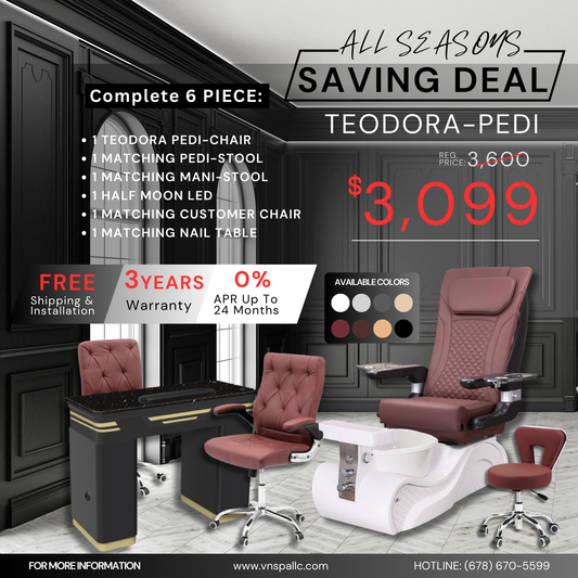 TEODORA - PEDI CHAIR (ALL SEASONS DEAL)