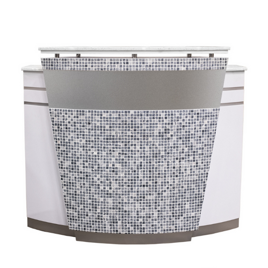 NAPA RECEPTION TABLE WITH MOSAIC TILE BY VNSPA