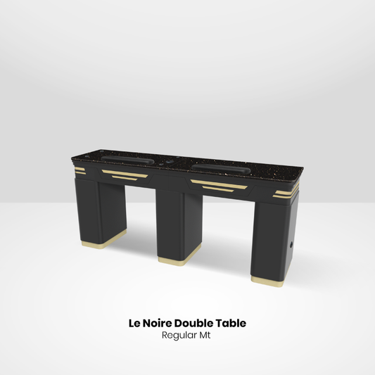 BLACK - GOLD DOUBLE NAIL TABLE