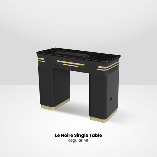 BLACK - GOLD SINGLE NAIL TABLE